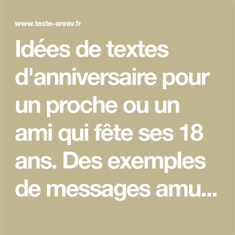 fete 18 ani|Texte Anniversaire 18 Ans : 60 Exemples Originaux。